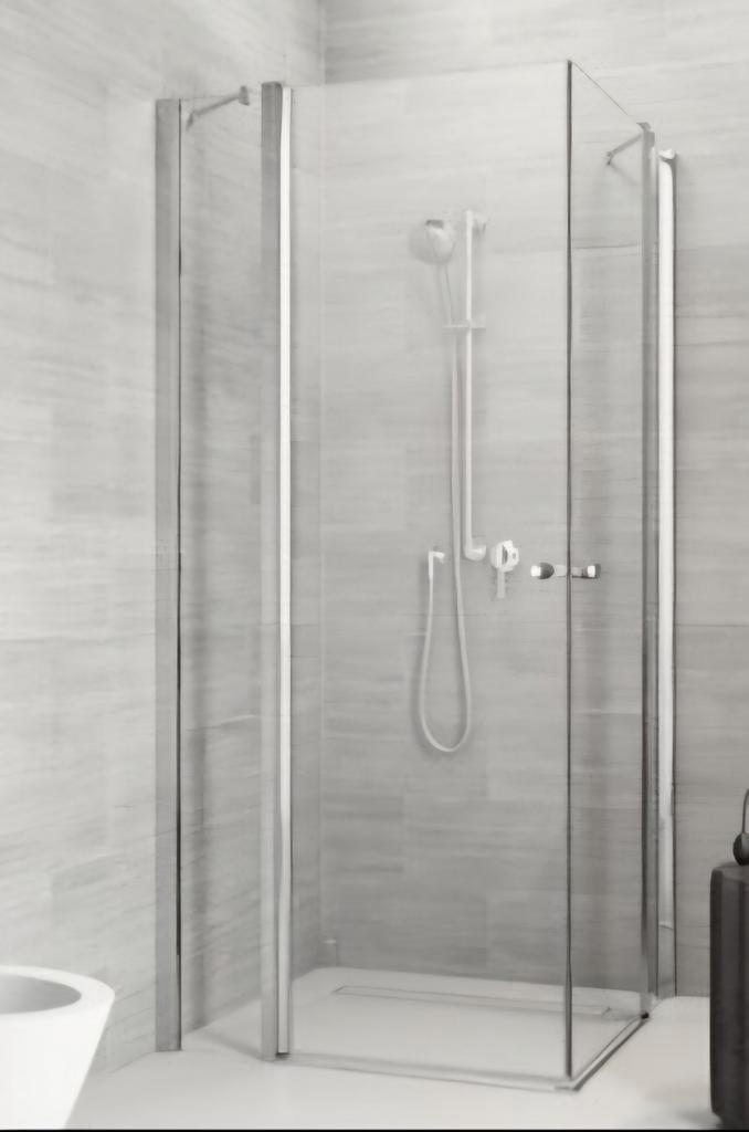 Douchecabine 90x90x197 cm, Doe-het-zelf en Verbouw, Sanitair, Nieuw, Douche, Glas, Ophalen of Verzenden