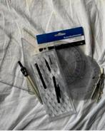 Geometrie set – passer, liniaal & koershoekmeter, Diversen, Schoolbenodigdheden, Ophalen of Verzenden, Nieuw