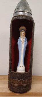 Antieke granaathuls / obus met Maria beeld, Antiek en Kunst, Ophalen of Verzenden