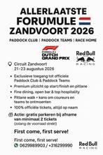Paddock F1 ZANDVOORT 2026 laatste race 🏎 

GRATIS PARKEREN