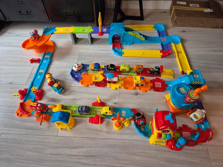 Toet Toet auto's set! Groot!, Kinderen en Baby's, Speelgoed | Vtech, Gebruikt, 2 tot 4 jaar, Ophalen