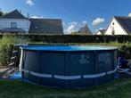 Intex Ultra XTR Frame 488 x 122 cm incl. filter en pomp, Tuin en Terras, Zwembaden, Gebruikt, Rond, 300 cm of meer, Ophalen