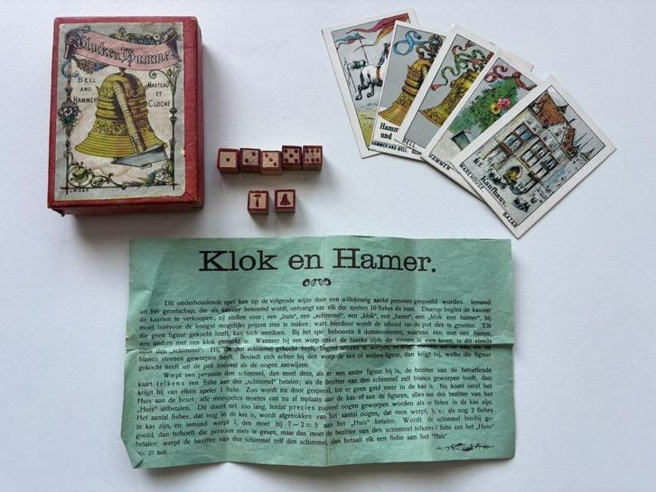 Antiek Klok en Hamer spel, Antiek en Kunst, Antiek | Speelgoed, Ophalen