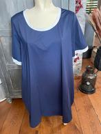 Colletta top maat 1 (44/46) nieuwstaat, travelstof, Kleding | Dames, Grote Maten, Ophalen of Verzenden, Zo goed als nieuw, Blauw