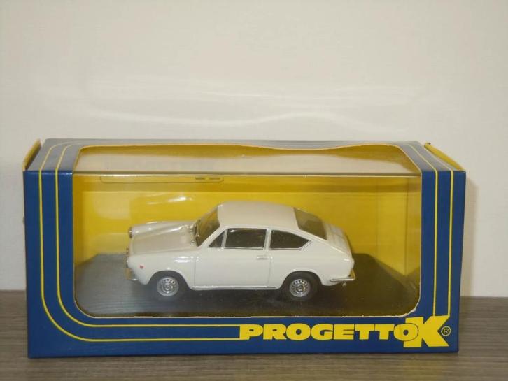 Fiat 850 Coupe Stradale 1965 - Progetto K PK280A - 1:43, Hobby en Vrije tijd, Modelauto's | 1:43, Zo goed als nieuw, Auto, Overige merken