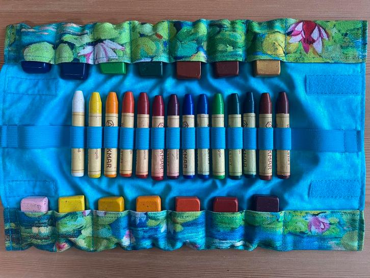 Vouwetui Krijtzak Krijtrol Vrijeschool Utrecht Bijenwas 14, Hobby en Vrije tijd, Tekenen, Nieuw, Overige typen, Ophalen of Verzenden
