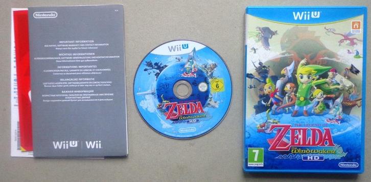 The Legend of Zelda the Wind Waker HD voor de Wii-U, Spelcomputers en Games, Games | Nintendo Wii U, Zo goed als nieuw, Avontuur en Actie