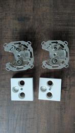 Hirschmann coax contact + Gira afdekplaat, Ophalen of Verzenden, Nieuw, Overige typen