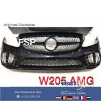 W205 Facelift AMG Voorbumper + diamond gril 2019 Mercedes C, Auto-onderdelen, Carrosserie en Plaatwerk, Gebruikt, Voor, Mercedes-Benz