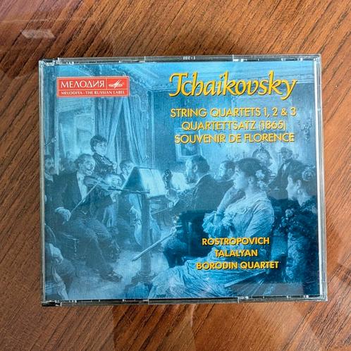 Tchaikovsky string quartets 1, 2 & 3, Cd's en Dvd's, Cd's | Klassiek, Zo goed als nieuw, Kamermuziek, Romantiek, Ophalen of Verzenden