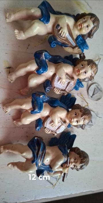 Kerst Engeltjes Set Blauw - 4 stuks beschikbaar voor biedingen