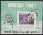 B439 - Haiti michel. blok 42 gestempeld , Apollo 11, Verzenden, Gestempeld, Midden-Amerika