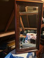 Mooie Mahonie Houten Spiegel, Huis en Inrichting, Woonaccessoires | Spiegels, Ophalen, Gebruikt, 100 tot 150 cm, Rechthoekig