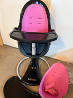 Te koop Bloom Fresco Kinderstoel,Zwart met Roze, Ophalen of Verzenden, Zo goed als nieuw, Meegroeistoel, Gordel(s)