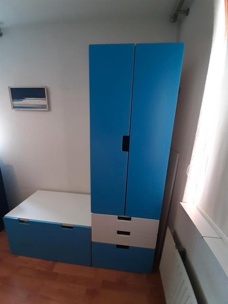 Ikea kledingkast Stuva met speelgoedkist, Huis en Inrichting, Kasten | Kledingkasten, Gebruikt, 150 tot 200 cm, 50 tot 100 cm