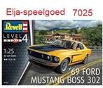 Revell 1:25 FORD MUSTANG 1969 BOSS 302 modelbouw 7025, Auto, Revell, Groter dan 1:32, Nieuw