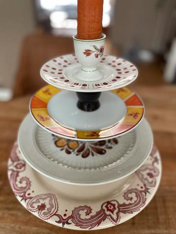 Vintage Etagere - Uniek Upcycle Kunstwerk beschikbaar voor biedingen