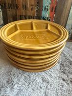 Prachtige vintage fondue / gourmet / vakjes borden, Antiek en Kunst, Ophalen of Verzenden
