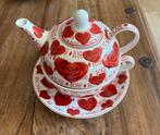 Tea for one -kop en schotel-theepot - mount everest tea, Huis en Inrichting, Keuken | Servies, Ophalen of Verzenden, Nieuw, Overige stijlen