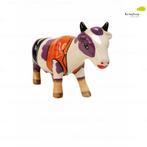 Paars/Witte Koe Spaarpot, Steen, Aardewerk of Keramiek, Ophalen of Verzenden, Zo goed als nieuw, Nvt