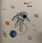 Space Walk/Astronaut/Planeten Behang Stickers, Ophalen of Verzenden, Zo goed als nieuw