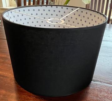 Nieuwe lampenkap 20 cm hoog, 30 cm doorsn. sterren zwart wit beschikbaar voor biedingen
