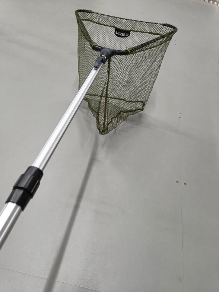 NIEUW Balzer inklapbaar schepnet 50x50 +trapl.uitschb.steel, Watersport en Boten, Hengelsport | Algemeen, Nieuw, Net of Fuik, Ophalen of Verzenden