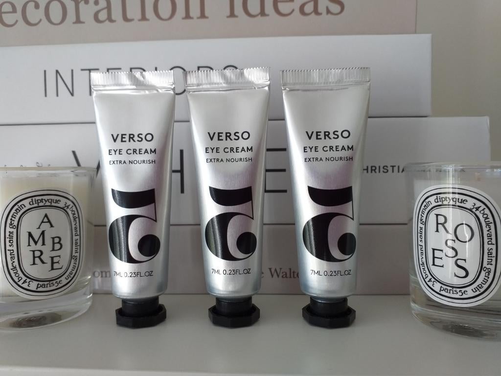 3 x 7 ML Verso Eye cream extra nourish voor maar €24,99, Ophalen of Verzenden, Nieuw, Gehele gezicht