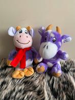Milka koe knuffels 2 stuks, Verzenden, Zo goed als nieuw, Koe