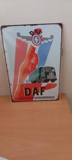 Blikken bord DAF 20x30 cm, Ophalen of Verzenden, Nieuw, Reclamebord