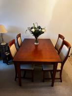 Elegante eettafel kersenhout, 100 tot 150 cm, Klassiek, Zo goed als nieuw, Kersenhout