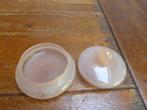 Vintage opaline dekseldoos,  Murano Italie, Antiek en Kunst, Antiek | Glas en Kristal, Ophalen of Verzenden
