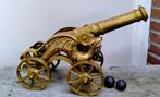 Oud Decoratief Kanon & Kanonskogels-  Brons / Koper, Antiek en Kunst, Ophalen of Verzenden