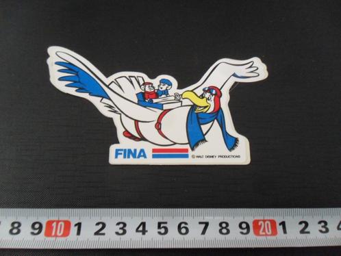 sticker strip walt disney de reddertjes / FINA benzine, Verzamelen, Stickers, Zo goed als nieuw, Bedrijf of Vereniging, Ophalen