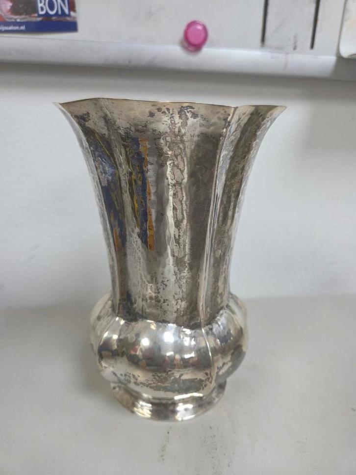 Zilveren vaas uit Italië, Antiek en Kunst, Antiek | Goud en Zilver, Ophalen