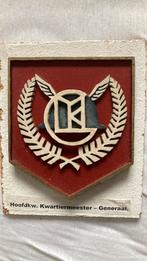 KNIL Hoofdkwartier Kwartiermeester-Generaal, Ophalen of Verzenden, Landmacht, Nederland, Embleem of Badge