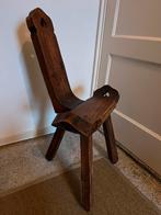 Handgemaakr Zwitsers stoeltje - ook ophalen in Rotterdam, Huis en Inrichting, Stoelen, Alpen, Gebruikt, Bruin, Ophalen of Verzenden