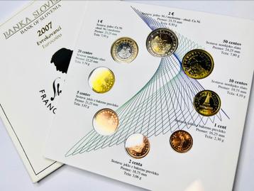 Euromunten Jaarset Slovenië  Slovenija | Slovenia 2007 BU beschikbaar voor biedingen