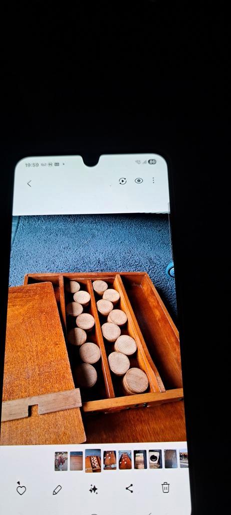 Homas S40 Wedstrijd Sjoelbak Compleet, Hobby en Vrije tijd, Gezelschapsspellen | Bordspellen, Zo goed als nieuw, Een of twee spelers