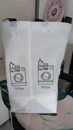Gratis 8x wasmanden stoffen, Ophalen, Gebruikt, Wit, Overige typen