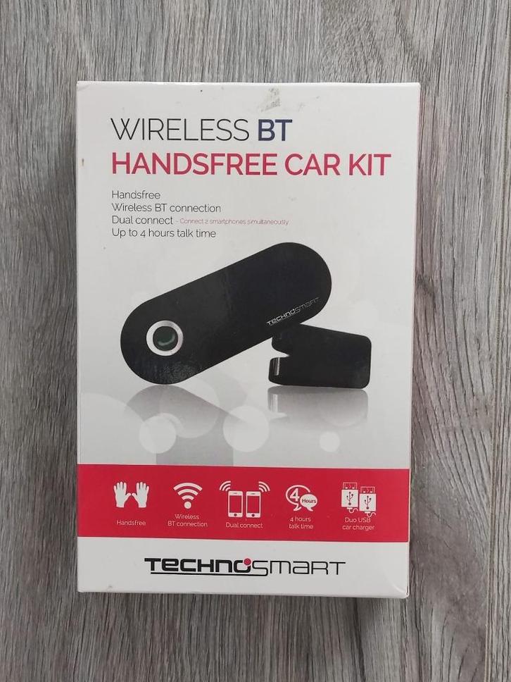 Technosmart Handsfree Car Kit Wireless nieuw in doos, Auto diversen, Carkits, Nieuw, Ophalen of Verzenden