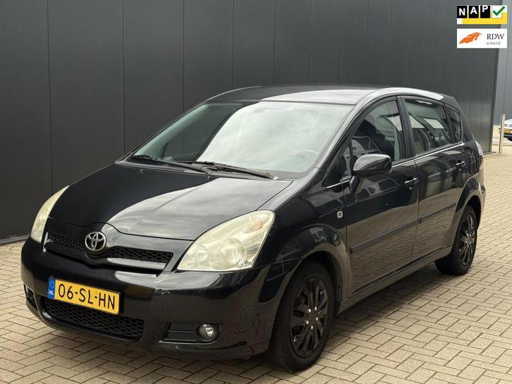 Toyota Verso 1.8 VVT-i Sol Airco PDC Carkit 1jr APK Boekjes!, Auto's, Toyota, Bedrijf, Te koop, Verso, ABS, Airbags, Airconditioning