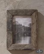 Oud houten truckwood fotolijst S foto stoer sober landelijk, Minder dan 50 cm, Verzenden, Nieuw, Minder dan 50 cm