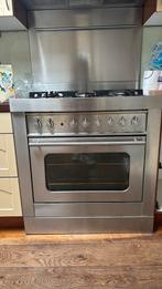 Solitaire oven en gasfornuis, Witgoed en Apparatuur, Fornuizen, Ophalen, Gebruikt, Gas, Vrijstaand