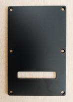 Zwarte Stratocaster Tremolo Cover Plate, Ophalen of Verzenden, Nieuw, Elektrische gitaar