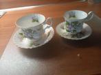 Twee Royal Albert kop en schotels, Mayflower serie, Ophalen of Verzenden