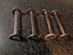 4 art deco messen leggers, Antiek en Kunst, Ophalen of Verzenden