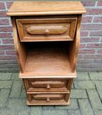 massief EIKEN kastje,3 laden,WandKastje,416,Ladenkast,wand, Ophalen, Eikenhout, Zo goed als nieuw, Minder dan 150 cm