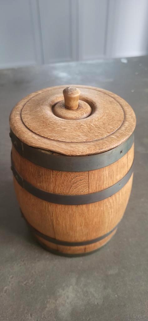 Houten Tabakspot / Vaatje, Antiek en Kunst, Antiek | Woonaccessoires, Ophalen of Verzenden