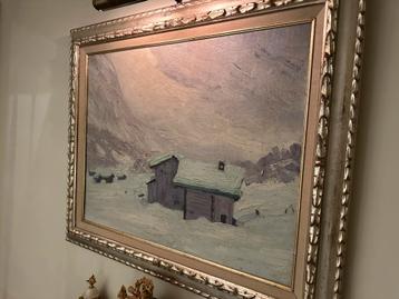 Dirk Filarski (1886 - 1967) Berghut in sneeuw beschikbaar voor biedingen